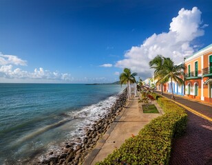Fototapeta premium discovering ponce puerto rico a blend of colonial architecture and coastal beauty