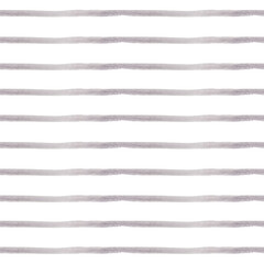 Gray stripe watercolor background. Seamless pattern with hand drawn stripe, line for wallpapers, textile. wrapping, bed linen