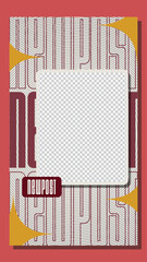 Stylish Instagram Story Template with Typography