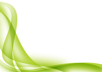 SIMPLE LIGHT GREEN WAVE ABSTRACT BACKGROUND DESIGN