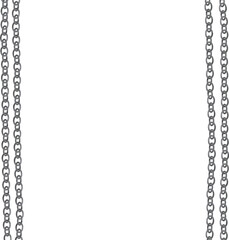 Lダブルチェーンのラフストライプフレーム　Adobe Illustrator Artwork