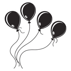 vector illustration of balloons