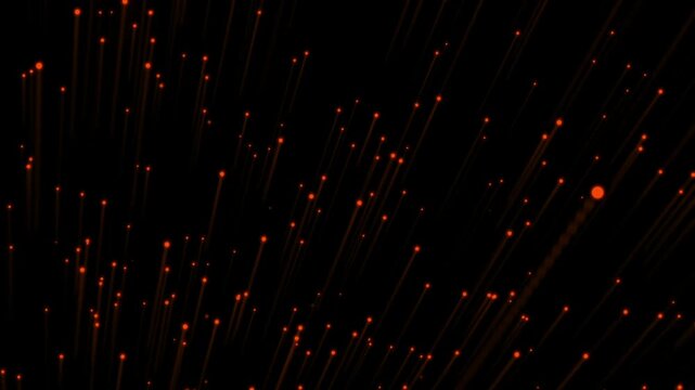 Night Sky Meteor Shower Background Video Loop

