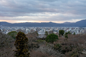 Obraz premium Kiyomizu-dera is an iconic Buddhist temple on Mount Otowa, famous for its views from its open veranda.