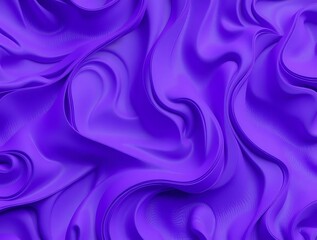 Elegant purple satin fabric background with smooth flowing waves and subtle texture