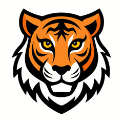 Tiger Head Logo Vector Illustration