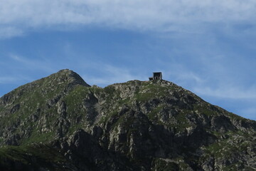 Ilmonte Mucrone,con la Croce in ferro battuto.