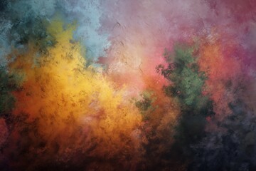 Fototapeta premium Vibrant, textured backdrop in artistic haze.