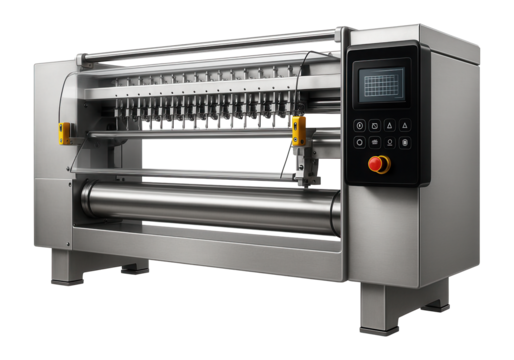 Multi-needle quilting machine with a computerized control system for bedding production.