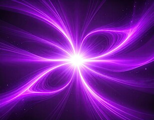 Abstract purple light burst