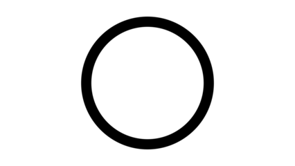 Circle Outline PNG – Border Shape with Transparent Background