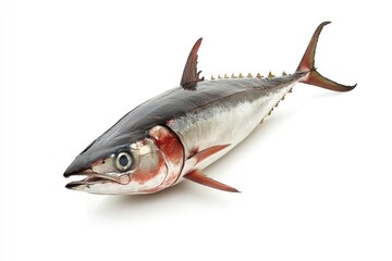 tuna skipjack isolated on white