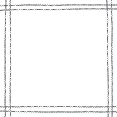 Sダブルチェーンのラフチェックフレーム　Adobe Illustrator Artwork