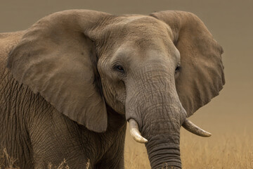 create stunning collection of portraits featuring top  animals captured against minimalist backgrounds with