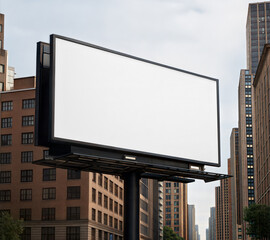 Obraz premium An image of a Outdoor Billboard on a street