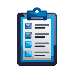 Clipboard with checklist Material SVG Icon