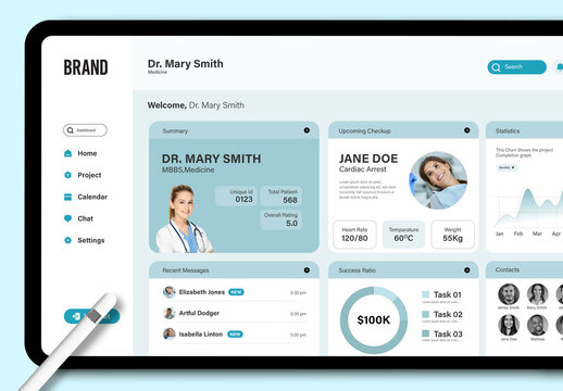 Medical Patient Management Dashboard