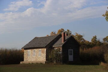Obraz premium Abandoned Places and Prairie Saskatchewan Scenery.