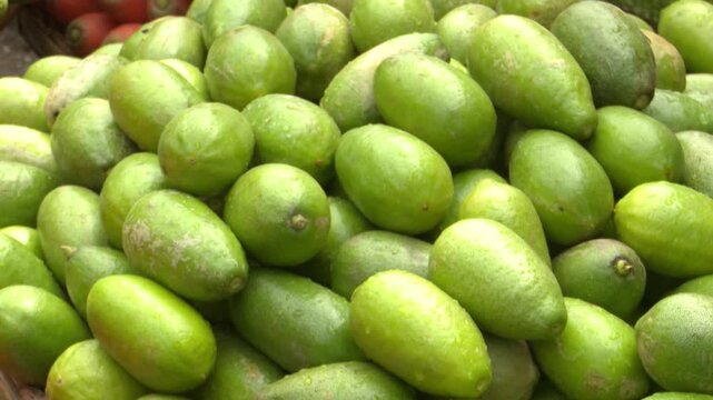 Bright Fresh Lemons Market Display