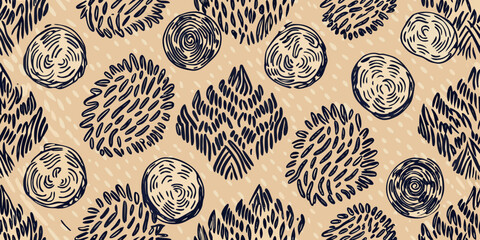 Hand-Sketched Dots & Hatching