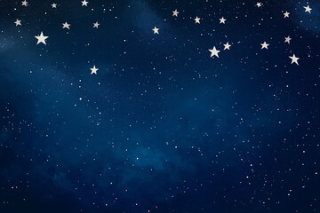 American Flag-Inspired Night Sky with Scattered Stars in Constellation Pattern