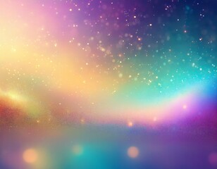 Obraz premium sparkling iridescent gradient texture dreamy abstract background with glitter dust