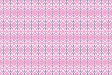 seamless pattern with pink hearts