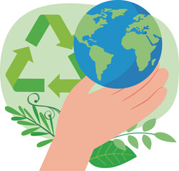 リサイクルのイメージイラスト