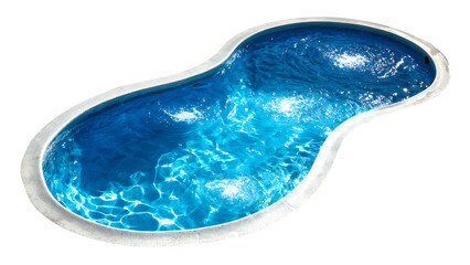 a swimming pool on transparent background PNG