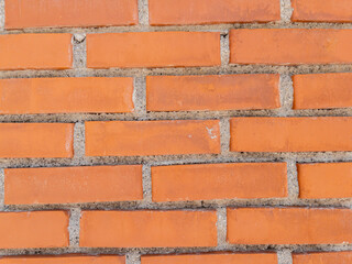 Obraz premium Closeup of old red brick wall texture background