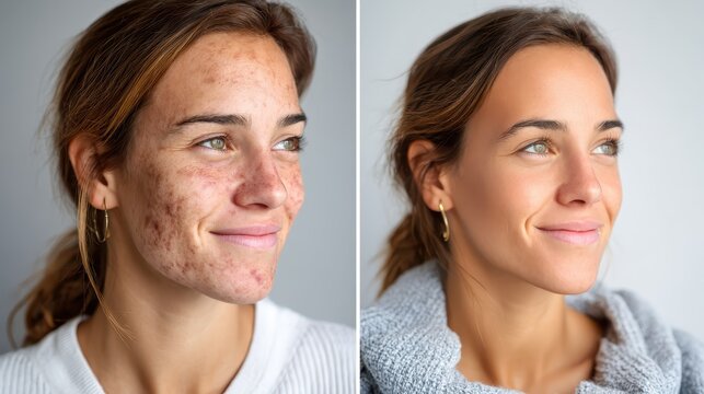 Transformative journey of skin renewal and confidence building