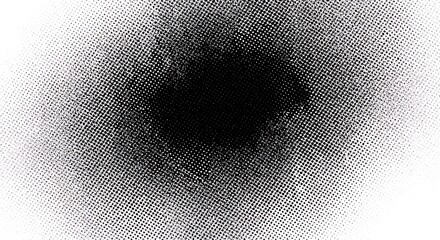 Close-up abstract eye pattern with halftone dots, a digital illustration of a colorful tunnel design