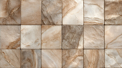 Elegant beige and brown tiles arranged in a harmonious pattern showcasing natural textures and earthy tones for modern interiors