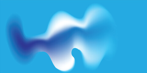 Aesthetic bright blue sky set. Pastel blue vertical vector banner. Bright cloudy sky gradient background. Simple soft light background. Gradient template design for posters and social posts.