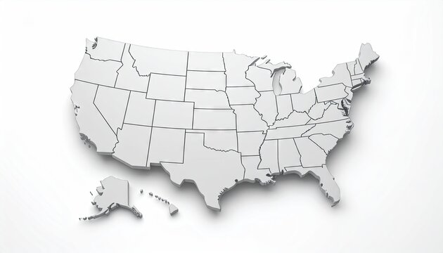 3D map of the USA (2)