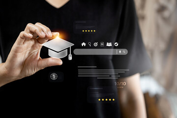 Online Education Search and Graduation Achievement