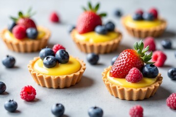cupcake with berries