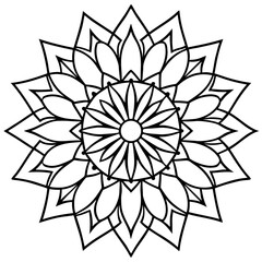 Luminous Mandala Vector