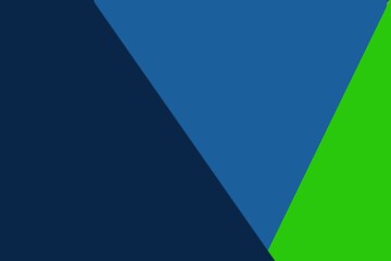 Simple geometric abstract background with dark blue and green colors
