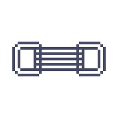 chest expander retro pixel art