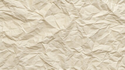 A crumpled beige paper texture provides a vintage and abstract background
