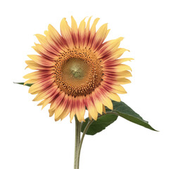 Obraz premium Sunflower Flower Icon Pink Glossy Element 3D Render Transparent PNG Flor de Girassol 