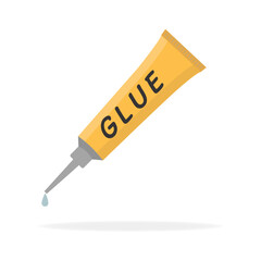 Glue stick isolated vector illustration on white background