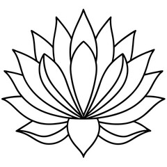 Glowing Lotus Flower Vector