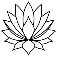 Glowing Lotus Flower Vector
