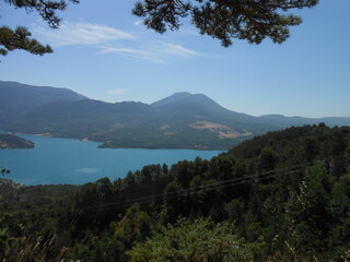Lake in the French Mountainside 
