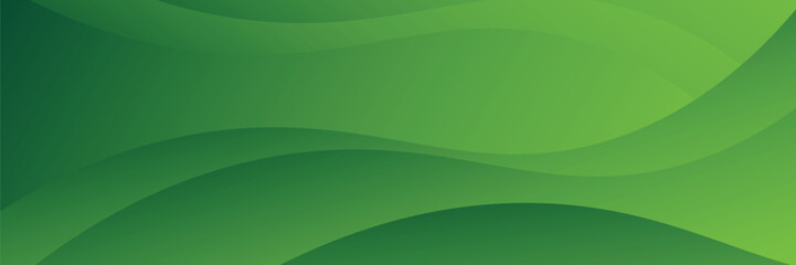 Abstract green wavy background. vector illustration eps10