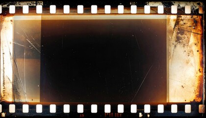 Aged film strip