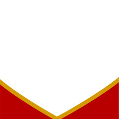 Red Gold Border