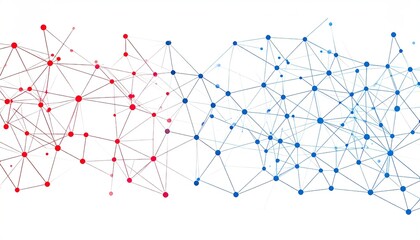 Abstract network graphic
